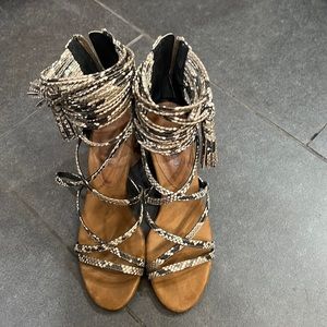 Jeffrey Campbell Snake Skin heels